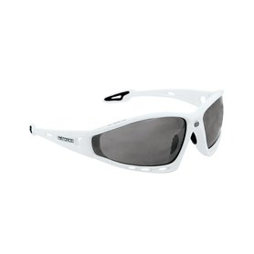 Brýle FORCE PRO bílé, černá laser skla - AKCE